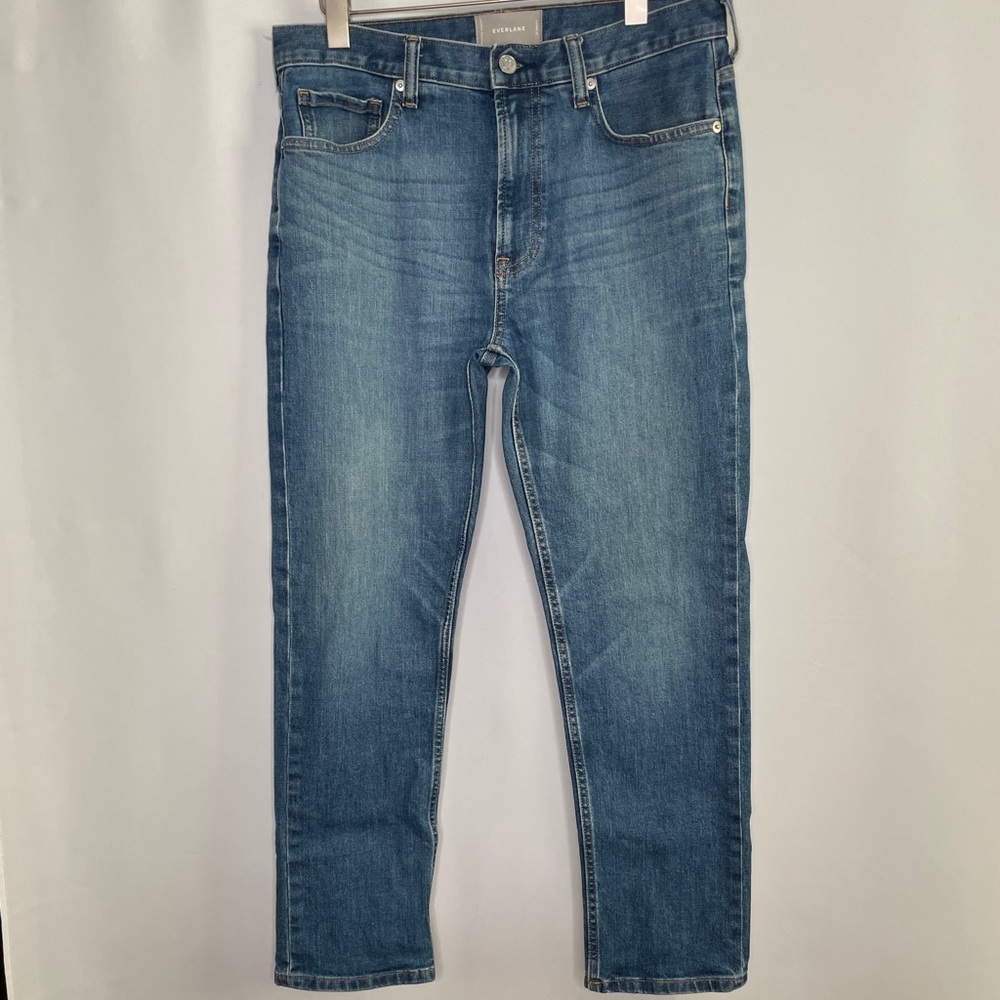 Everlane High Rise Straight Leg Jean, Size 29